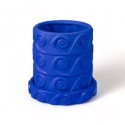 SELETTI MAGNA GRAECIA Vaas ø 23,5 cm Terracotta met schotel - Onda