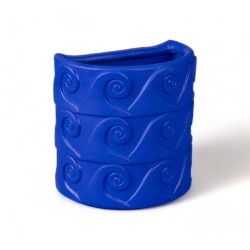 SELETTI MAGNA GRAECIA Wall vase 25 x 16 cm Terracotta - Onde