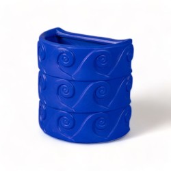SELETTI MAGNA GRAECIA Wall vase 25 x 16 cm Terracotta - Onde