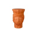 SELETTI MAGNA GRAECIA 2.0 Vaas 33 x 32 cm Terracotta Testa Di Moro - Man