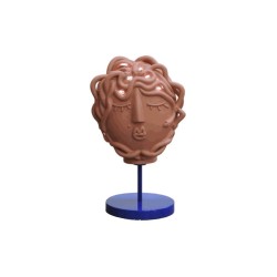 SELETTI MAGNA GRAECIA 2.0 Tafellamp 24 x 14 cm Terracotta - Ulysse Mask