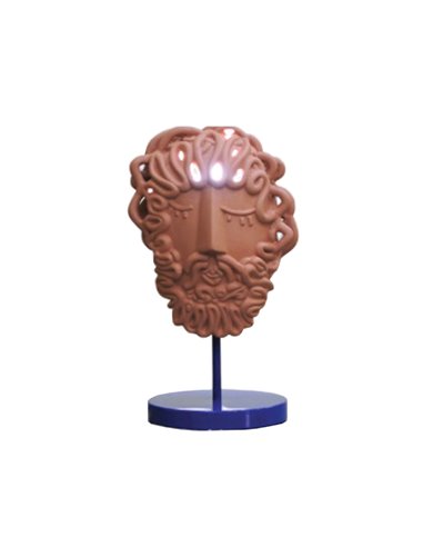 SELETTI MAGNA GRAECIA 2.0 Tafellamp 24 x 14 cm Terracotta - Medusa Mask