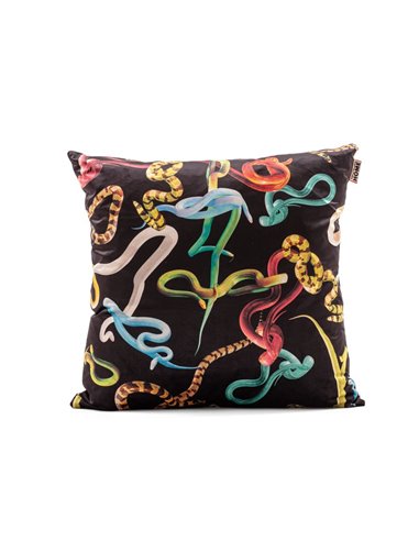 SELETTI TOILETPAPER Kussen 67 x 67 cm - Snakes