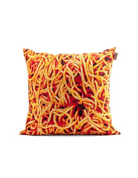 SELETTI TOILETPAPER Kussen 67 x 67 cm - Spaghetti