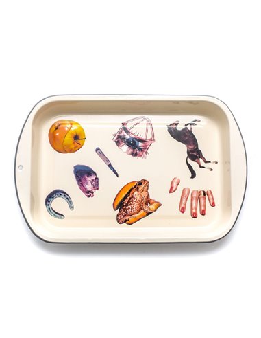 SELETTI TOILETPAPER Bord 56 x 29 cm Email