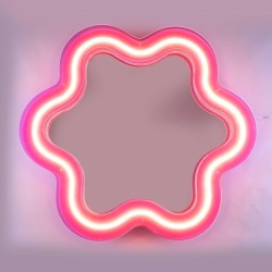 SELETTI SUPERCURVE Mirror 118,5 x 108 x 4 cm with Transparent Frame