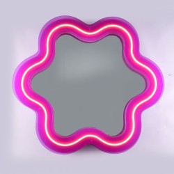 SELETTI SUPERCURVE Mirror 118,5 x 108 x 4 cm with Transparent Frame