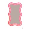 SELETTI SUPERCURVE Mirror 59,77 x 102,55 x 4 cm with Transparent Frame