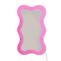 SELETTI SUPERCURVE Mirror 59,77 x 102,55 x 4 cm with Transparent Frame