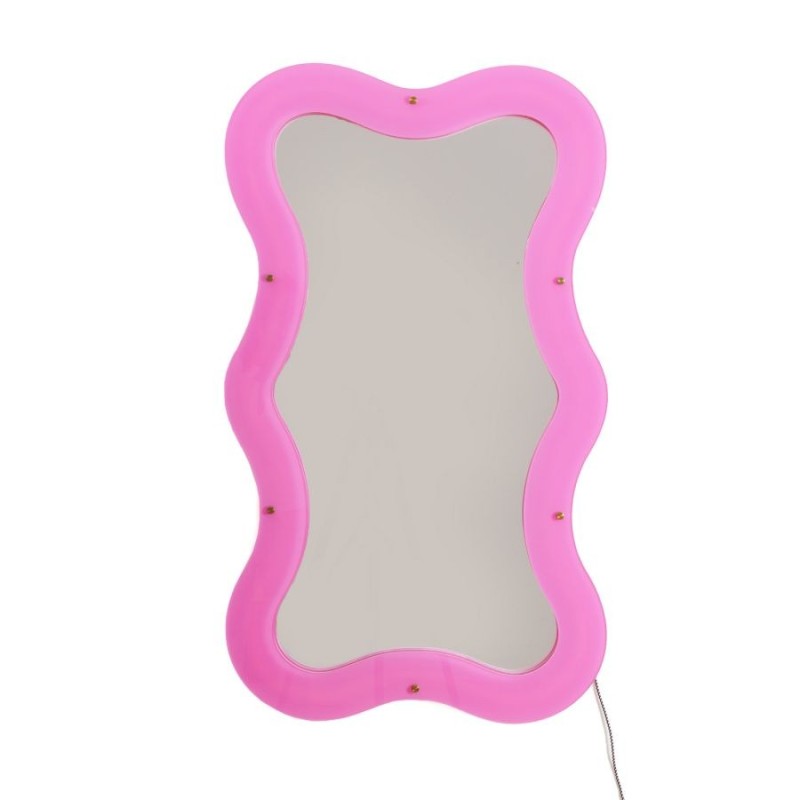 SELETTI SUPERCURVE Spiegel 59,77 x 102,55 x 4 cm met Helder Frame