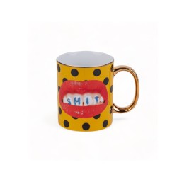 SELETTI TOILETPAPER Mug Ø 10 cm Porcelain - Shit