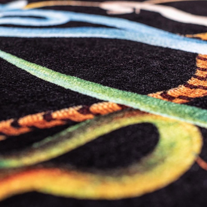 SELETTI TOILETPAPER Tapijt ø 200 cm in Polyester - Snakes