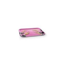 SELETTI TOILETPAPER Serving plate 32 x 43,5 cm Melamine - Lipstick Pink