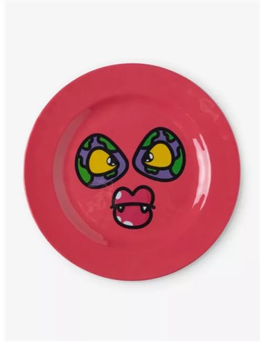 SELETTI MONSTERS Bord Ø 28,2 cm uit Melamine - Tina