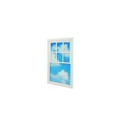 SELETTI WINDOWS LAMP Lamp 57 x 90 x 4,5 cm Wood and Acrylic - Loft Window