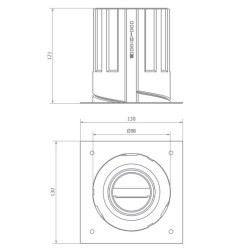 BRICK IN THE WALL Pixo R 50 Es IP54 Bathroom