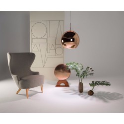 Tom Dixon Copper Round 45Cm Pendant Led suspension lamp