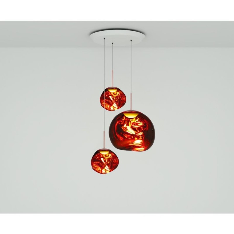 Tom Dixon Melt Trio Round Led hanglamp