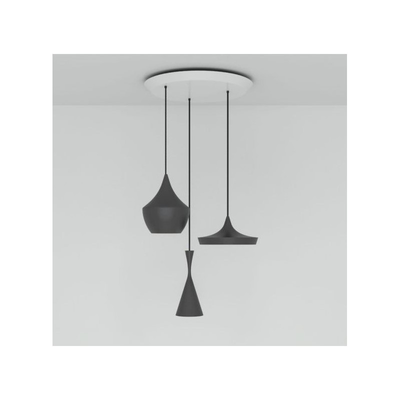 Tom Dixon Beat Trio Round Led hanglamp