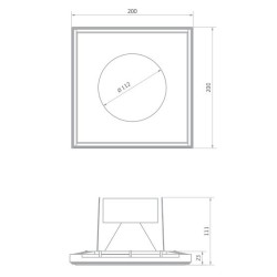 BRICK IN THE WALL Zerodix 111 IP20 LED 3000 lm CRI80