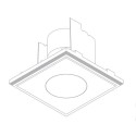 BRICK IN THE WALL Zerodix 70 IP54 Bathroom LED 1000 lm CRI80
