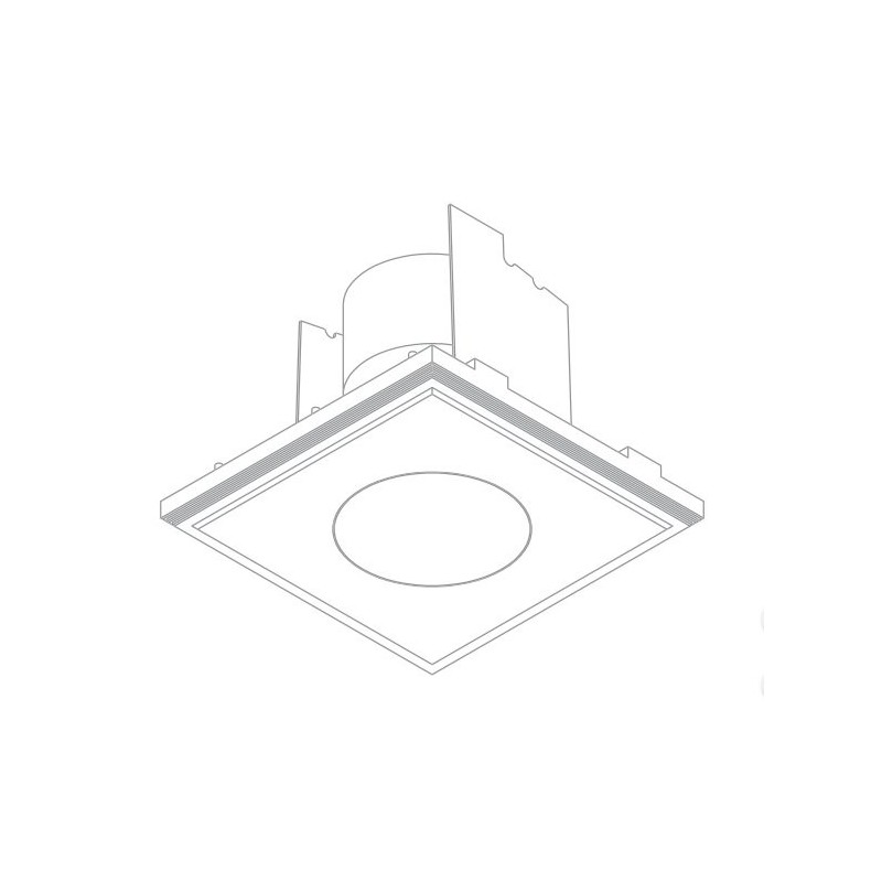 BRICK IN THE WALL Zerodix 70 IP54 Bathroom LED 1000 lm CRI80