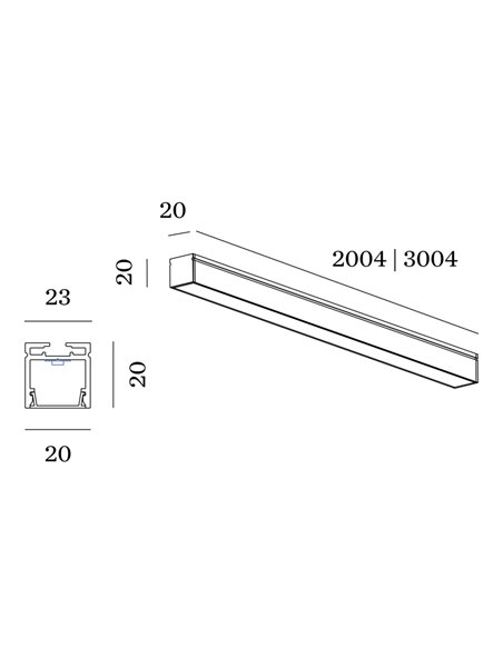 Wever & Ducré ILANE 3.0 2.0M plafondlamp