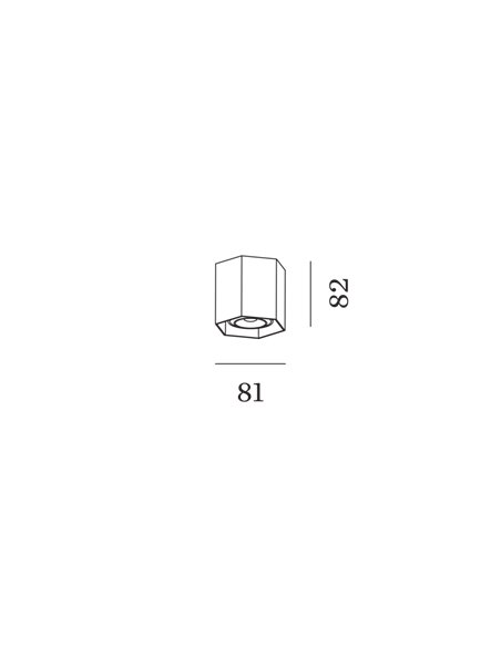 Wever & Ducré HEXO MINI 1.0 PAR16 Plafondlamp