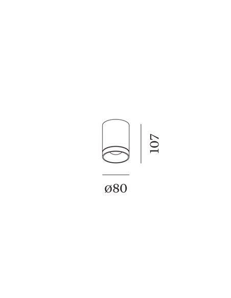 Wever & Ducré TAIO ROUND IP65 1.0 LED Plafondlamp