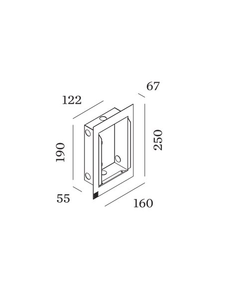 Wever & Ducré ORIS 2.0 Plasterkit + Recessed Housing