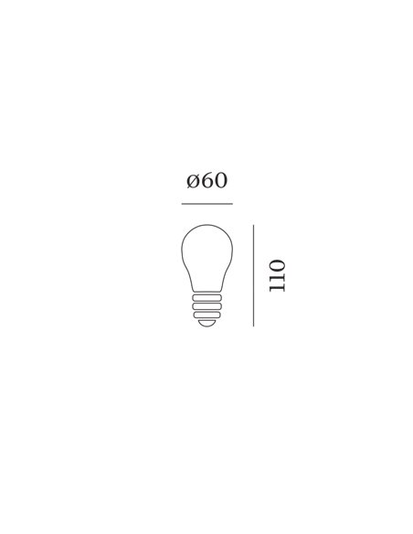 Wever & Ducré 2700K | E27 A60 LED Lamp 500lm