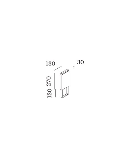 Wever & Ducré POLE 270 with concrete ground fixation