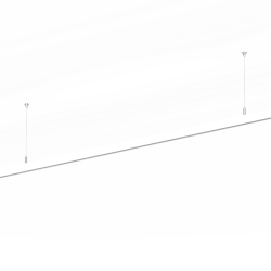 Wever & Ducré 48V DALI tracks | suspended indirect light Track Profile 2m