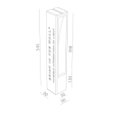 BRICK IN THE WALL Slim IP20 LED 500 lm 230VAC WARMDIM