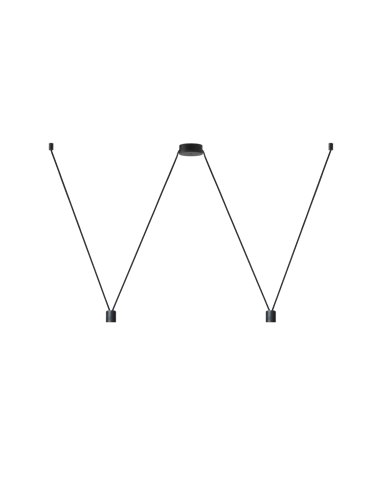 Wever & Ducré Suspension Set | E27 | 2.6 m | for 2 WIRO Decenter 2.0