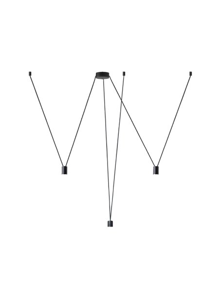 Wever & Ducré Suspension Set | E27 | 6.0 m | for 3 WIRO Decenter 3.0