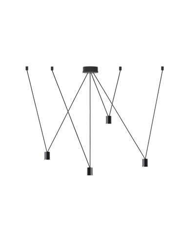 Wever & Ducré Suspension Set | E27 | 2.6 m | for 4 WIRO Decenter 4.0