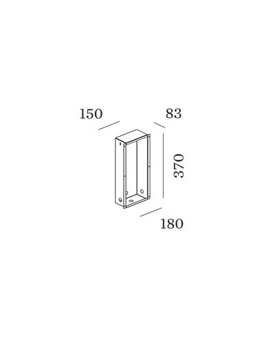 Wever & Ducré THEMIS 2.7 Recessed Housing