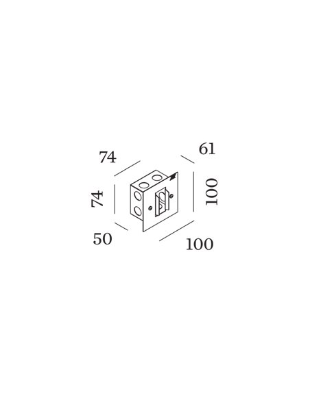 Wever & Ducré STRIPE 0.4 | 0.7 Plasterkit + Recessed Housing