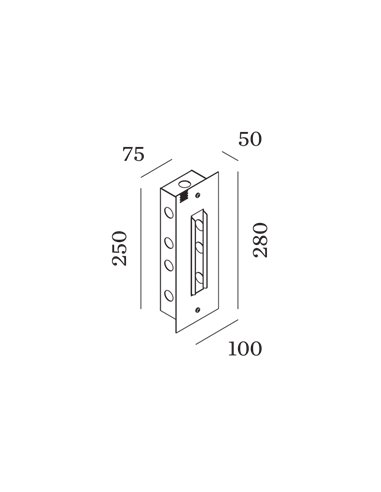 Wever & Ducré STRIPE 2.2 Plasterkit + Recessed Housing