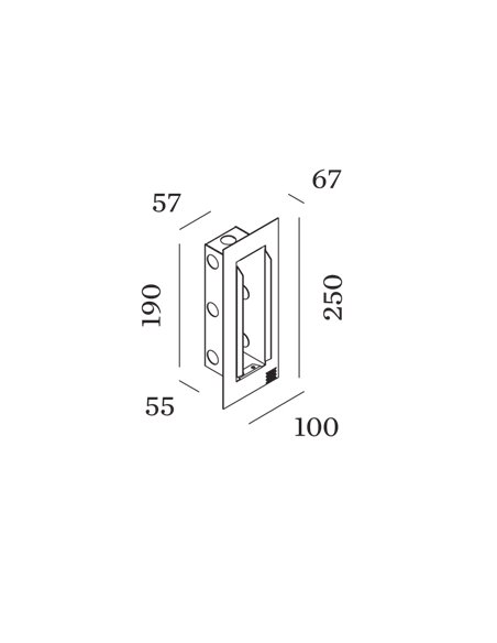 Wever & Ducré ORIS 0.7 Plasterkit + Recessed Housing