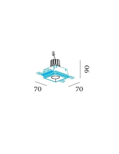 Wever & Ducré SNEAK TRIMLESS 1.0 LED