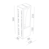 BRICK IN THE WALL Small IP54 Outdoor LED 600 lm remote driver
