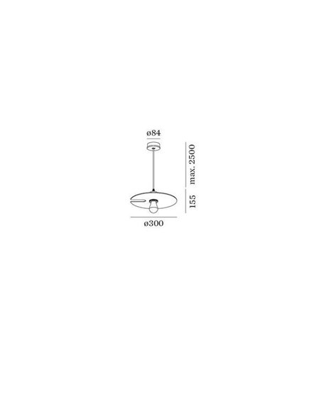 Wever & Ducré MIRRO SUSPENDED 1.0 2.5m