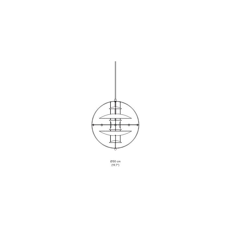 100127_VP_Globe_Pendant_Ø50_Technisch