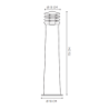 Royal Botania Rusty Bollard 70cm