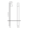 Royal Botania Beacon Bollard Lamp