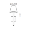 Royal Botania Parker Wall lamp