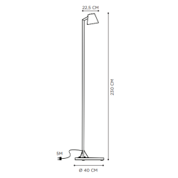 Royal Botania Parker Floor lamp
