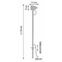 Royal Botania Bullet Bollard 110 cm